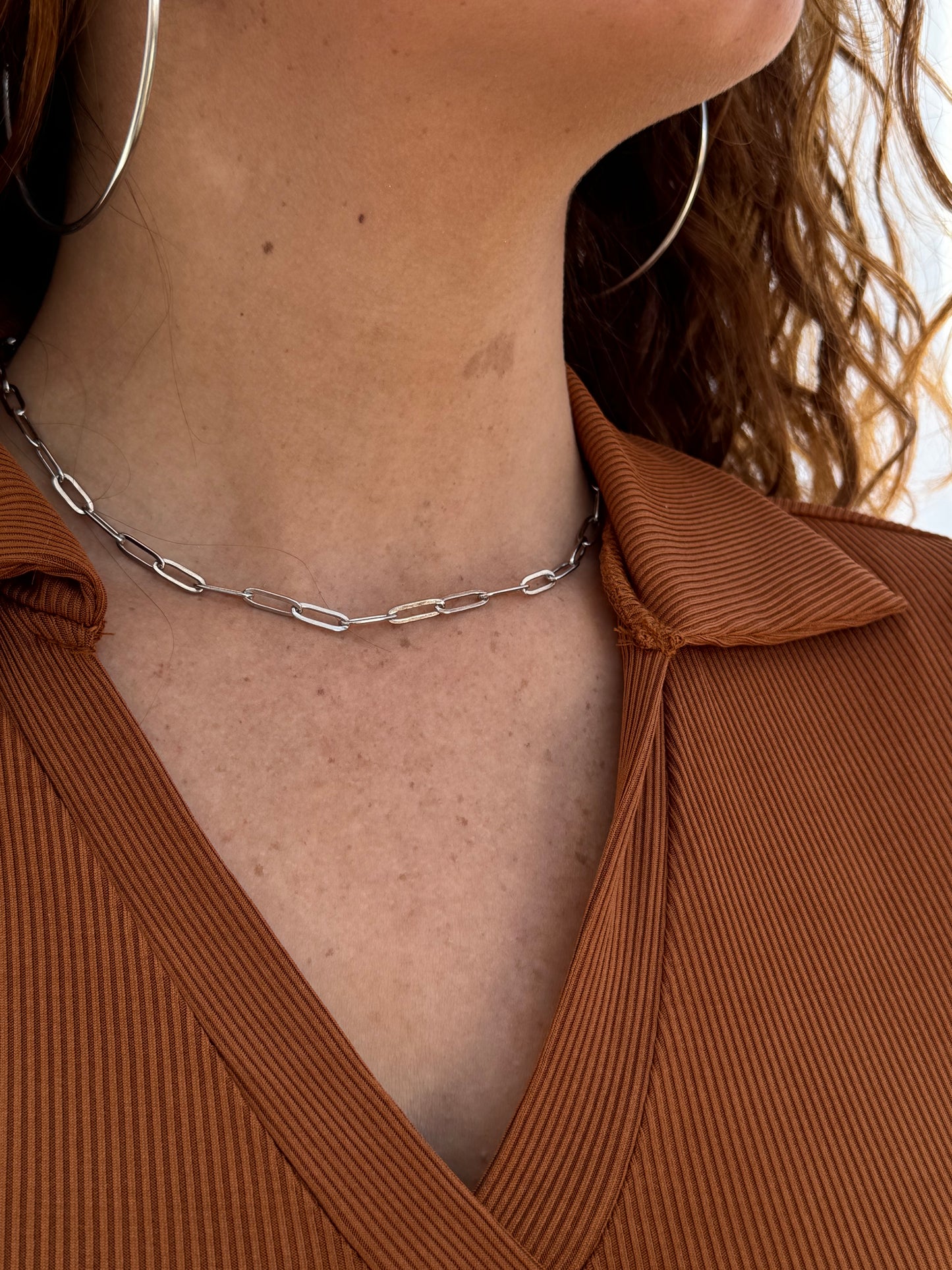 Olivia The Paper Clip Necklace