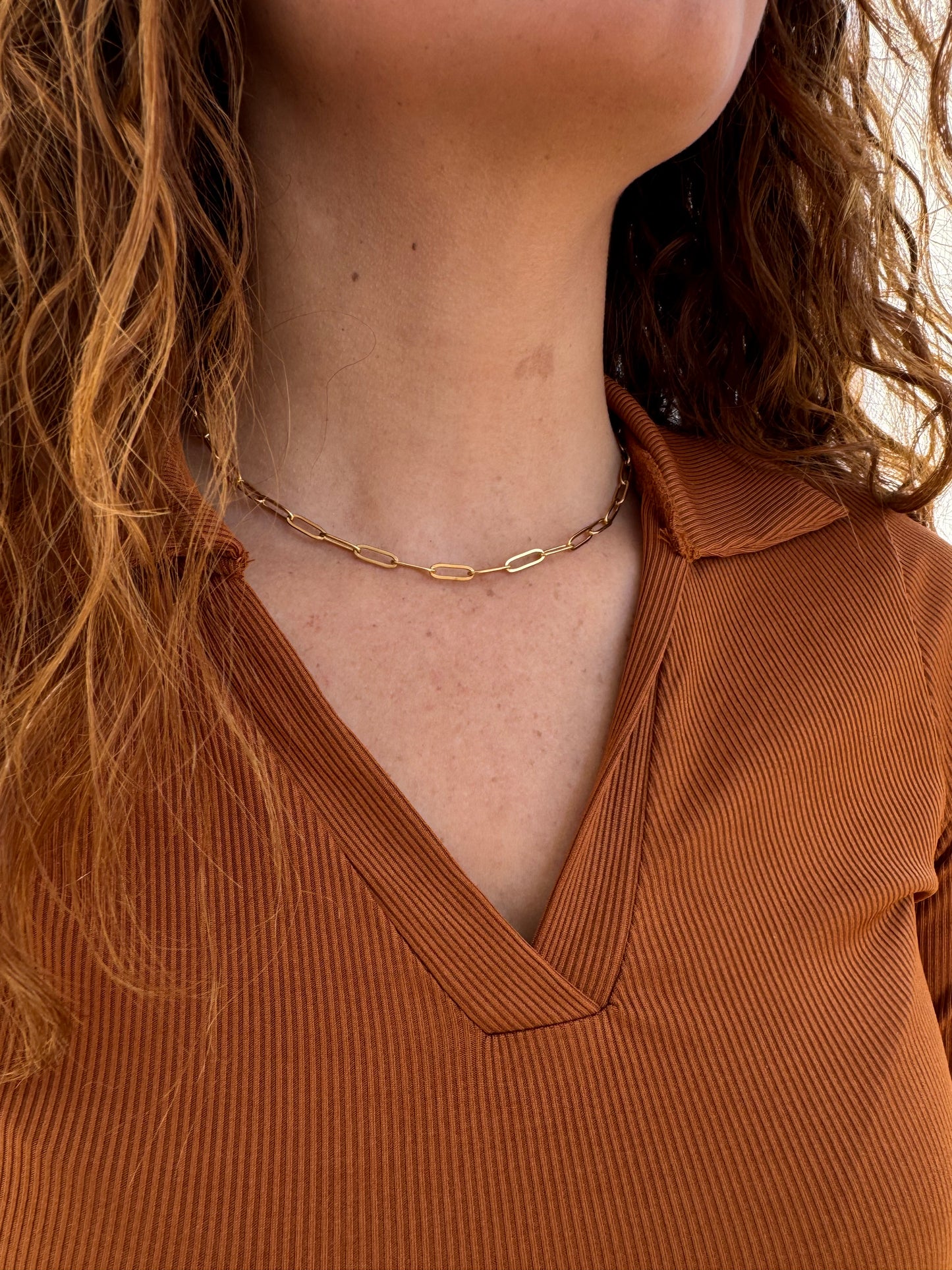 Olivia The Paper Clip Necklace