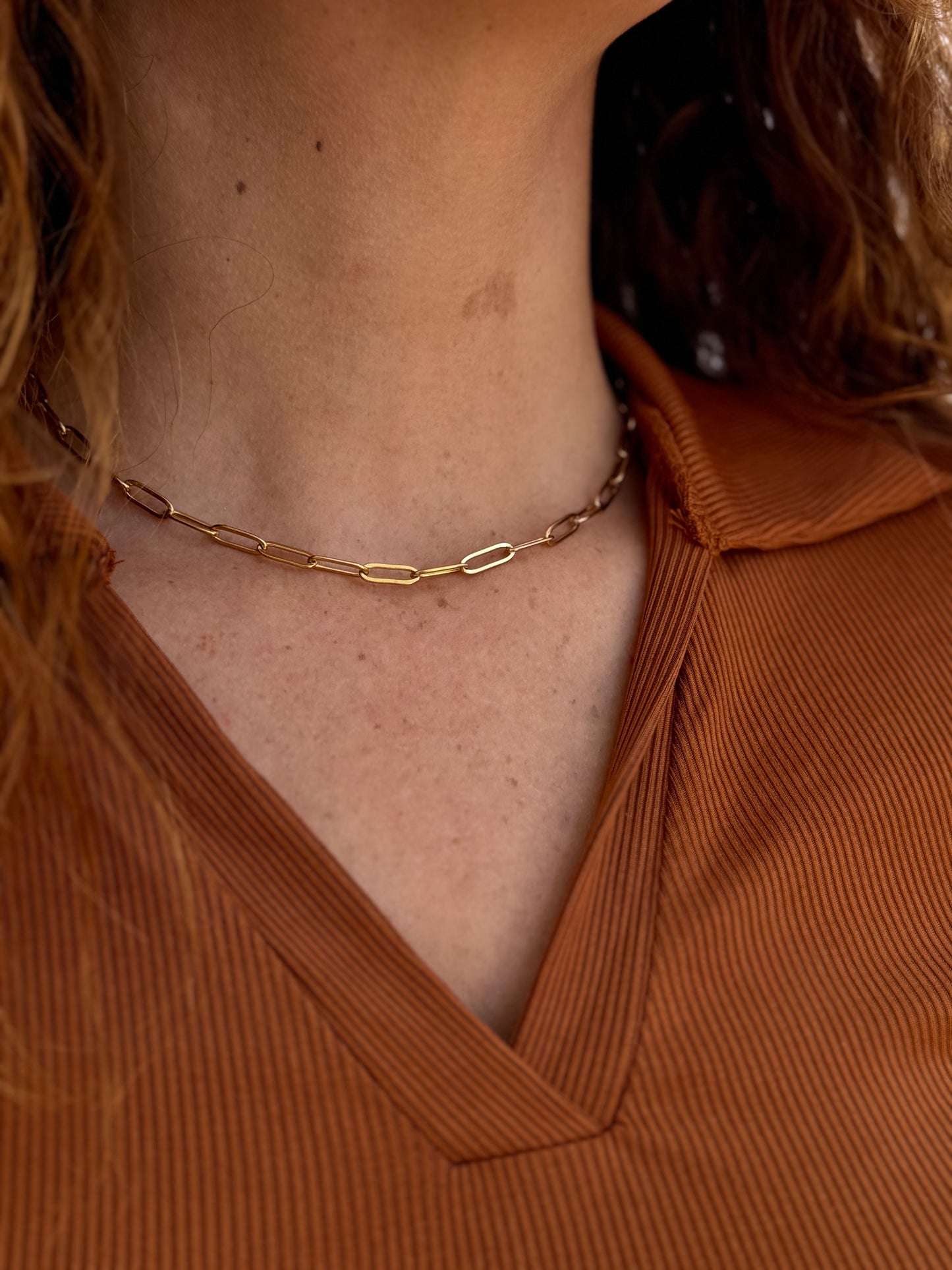 Olivia The Paper Clip Necklace